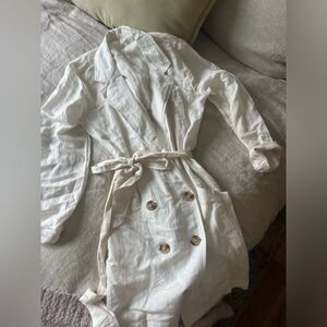 Billabong White Wrap Dress